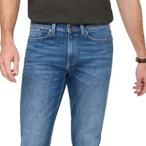 Prana Men's Blue Bridger Medium Wash Five-Pocket Classic Straight Jeans Size 36